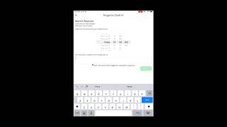 Time Clock on the Mobile App