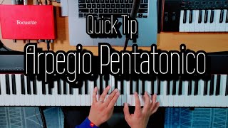 Quick Tip | Arpegio Pentatonico (Tutorial Para Piano) screenshot 3