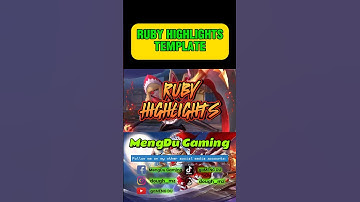 Ruby Highlights Template #CapCut  #rubymlbb #mlhighlights #mobilelegends  #rubyhighlights #fyp