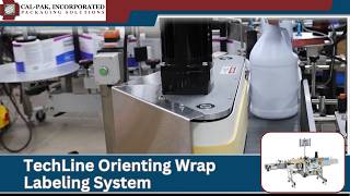 TechLine Orienting Wrap Labeling System - White Jugs