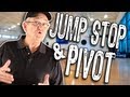 HOW TO JUMP STOP & PIVOT with the BASKETBALL! -- Shot Science Basketball