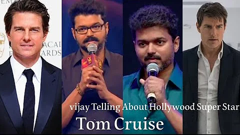 Tom Cruise || Hollywood Superstar || Vijay Telling About Tom Cruise || Tom Cruise Status Tamil