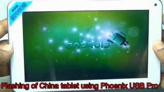 Install Android on China Tablet using PheonixUSBpro