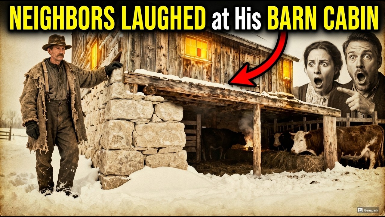 "Neighbors Laughed When He Built a Cabin on Top of His Barn — Until Winter Came"