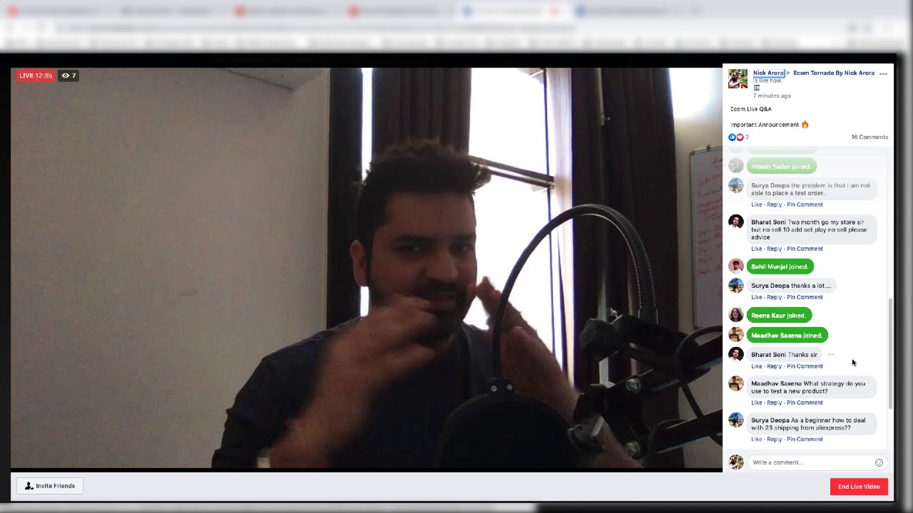 Ecom Q&A 17 March & Ecomtornado Tornado Going Live