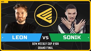 WC3 - [HU] Leon vs Sonik [NE] - GRAND FINAL - B2W Weekly Cup #109