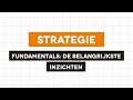Strategie - De belangrijkste inzichten