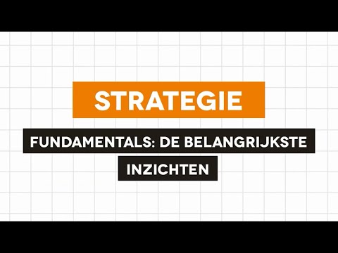 Strategie - De belangrijkste inzichten