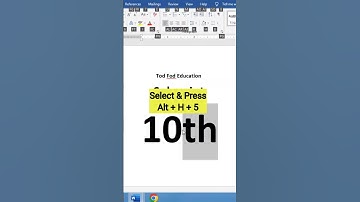 Subscript in #msword #computer #education #shorts #tricks #microsoftword
