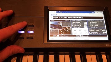 Keys Transpose - Korg Krome