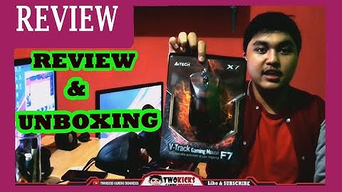 A4Tech X7 - VTrack Gaming Mouse F7 | Unboxing + Review Indonesia #4
