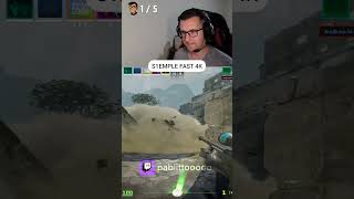 s1emple? twitch: pablittooooo #shorts #youtubeshorts #dc #cs2