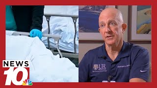 URMC Chief of Emergency Medicine talks about working in the ER for at least 25 years