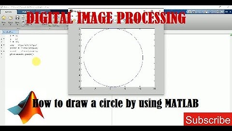 How to draw a Circle by using MATLAB