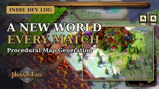 Indie Developer Log: Procedural Map Generation in Hex of Fate.