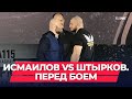 Исмаилов vs Штырков | битва взглядов перед боем | «львы в клетке»