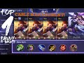 TOP 1 FANNY JAPAN IS BACK - SAFEPLAY With New Build! - Mobile Legends Bang Bang