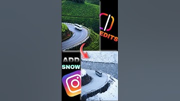Instagram Trending Snowfall Effect 🔥#editing #edit #ai #aiediting #tutorial