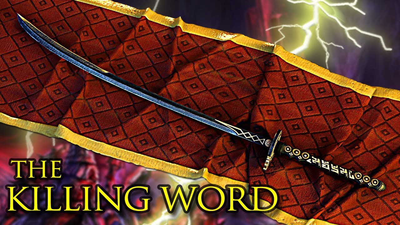 Skyrim The Killing Word of the Spider The Ebony Blade Elder