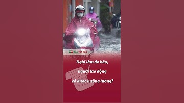 Nghỉ làm do bão, người lao động có được hưởng lương?