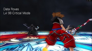 Kingdom Hearts 2: Final Mix Data Roxas LVL 99 Critical Mode