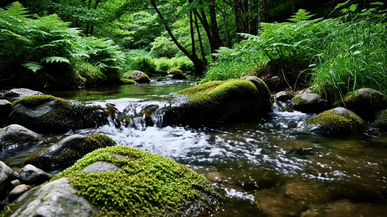 Relaxing River Flow for Better Sleep and Anxiety Relief | Soothing Water Sounds (No Music)
