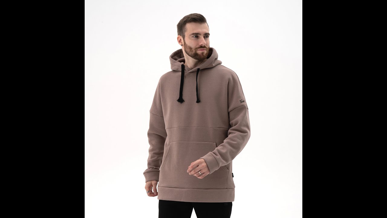 Мужской теплый худи 