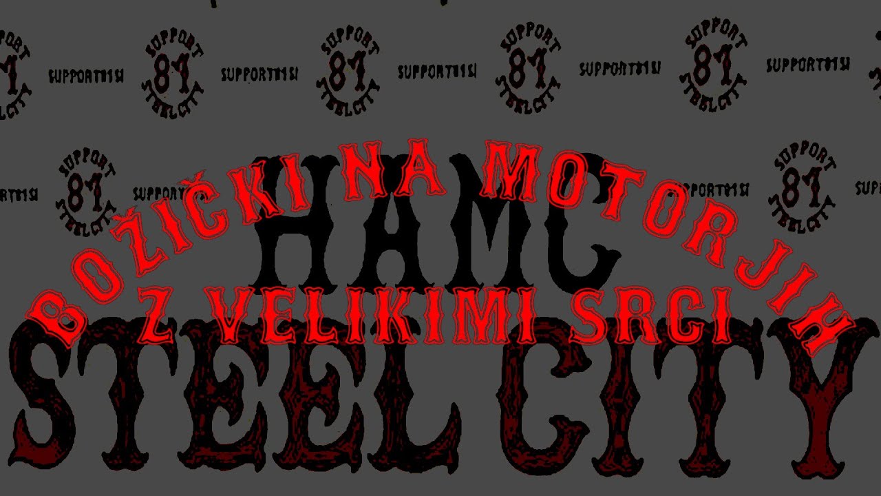 HELLS ANGELS - Steel City Slovenia  (Santa Claus on motorcycles 29.12.2019)