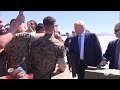 President Trump arrives in San Diego for border visit and fundraiser | RAW