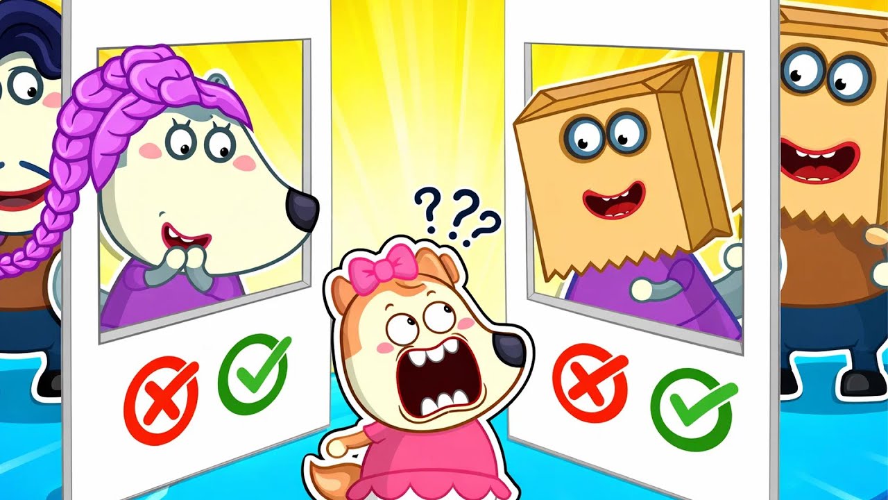 Mamã e papá, por que razão estão todos se escondendo? | Escolha os pais certos | Wolfoo em Português