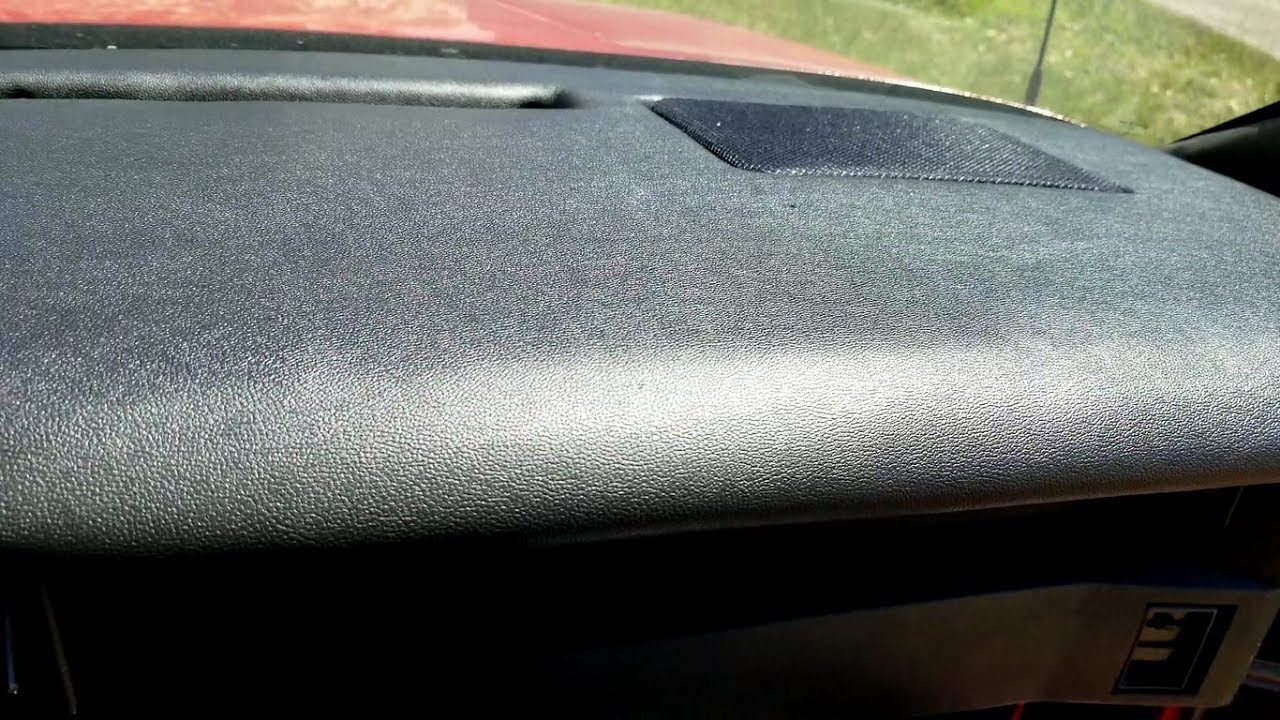 Third gen Camaro dash pad repair, recovered in new vinyl 