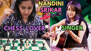 Nandini Srikar - a famous Bollywood singer and a chess lover