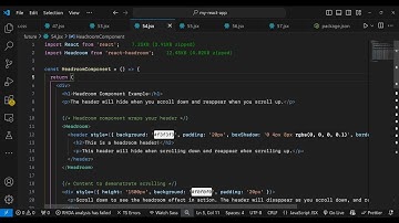 Build a React.js Sticky Header or Image Element on Scroll in Browser Using JSX