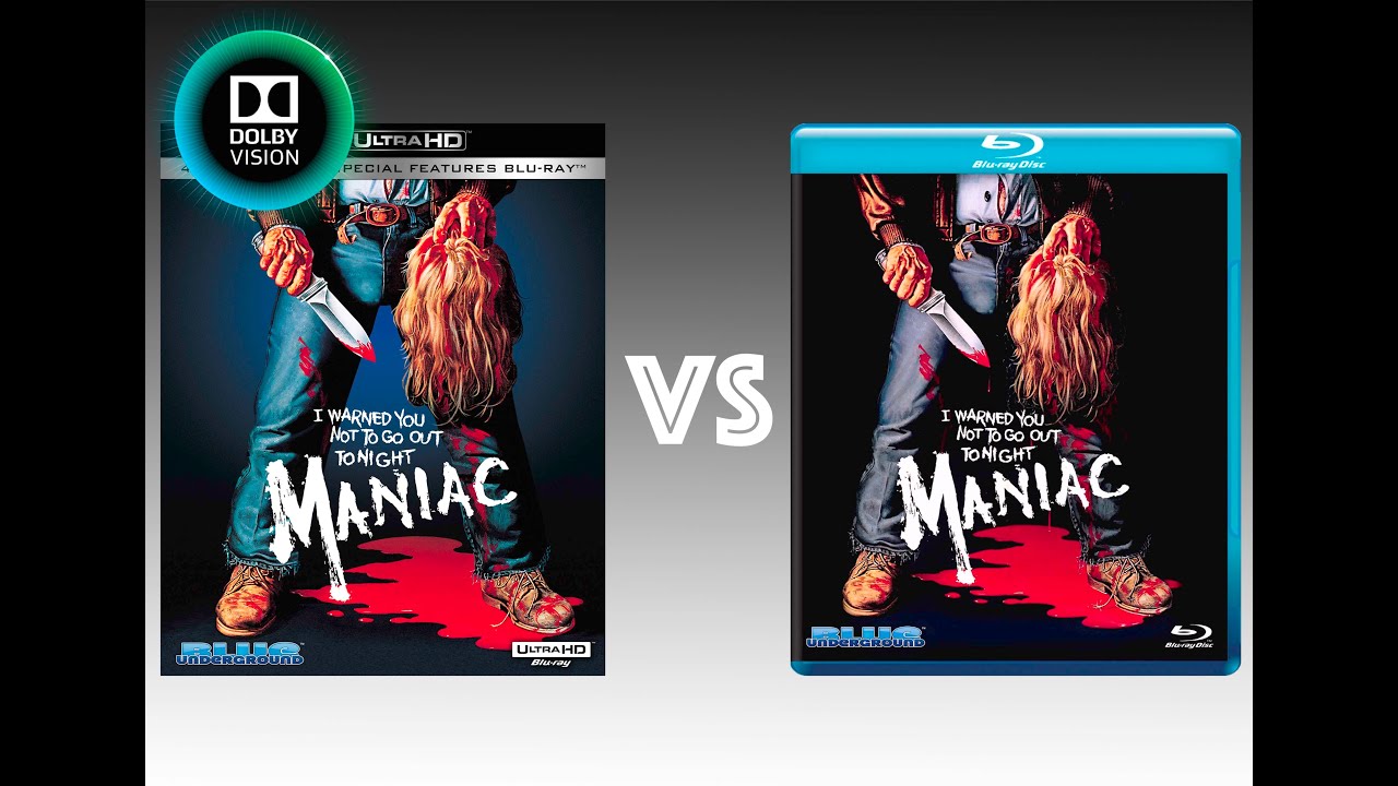 Download ▶ Comparison of Maniac 4K (4K DI) Dolby Vision vs Regular Version