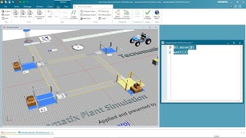 SimTalk Tutorial | Move Part By Worker | Tecnomatix Plant Simulation | English Version