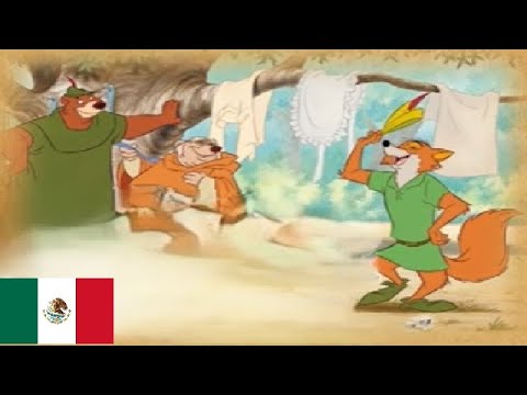 Robin Hood (1973) - Friar Tuck Visits Robin and Little John [Latin Spanish]