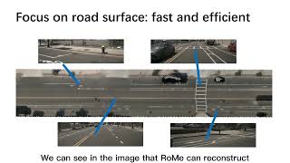RoMe: Towards Large Scale Road Surface Reconstruction via Mesh Representation
