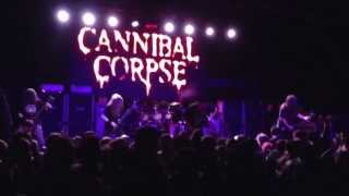 Video thumbnail of "Cannibal Corpse - Jeff Hanneman tribute/ Hammer Smashed Face (live)"