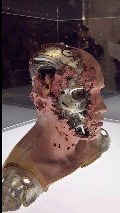 #Terminator 2 Screen-Used Authentic Props T-1000, Motorcycle, Endoskeleton #bts #ai #robot #skynet