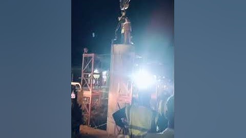 Dynamic load test for pile foundation