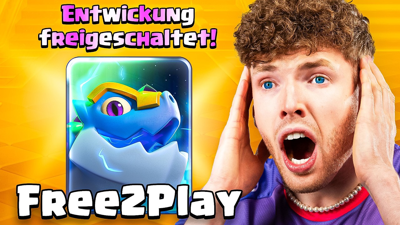 😱🤯EVO-ELEKTRODRACHE ZERSTÖRT ALLES im F2P + PASS PROJEKT! | Clash Royale Deutsch
