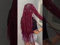 Um antes e depois de respeito 💖😩#antesedepois #braids #goddessbraids #braidstyles #trancas