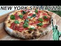 NEW YORK-STYLE PIZZA MADE WITH INSTANT DRY YEAST (DIRECT METHOD)🗽🇺🇸🍕- D.I.Y WOOD-FIRED OVEN