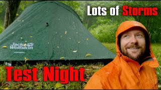 I DIDN'T Expect This.... Test Night  Jack Wolfskin Gossamer 2