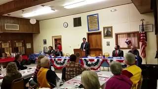 American Legion Post 31 Veterans Day Program Shinnston WV 2017