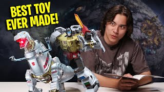BEST TOY EVER!!! Transformers GRIMLOCK & OPTIMUS PRIME FACE OFF! Robosen Voice Activated Robot!