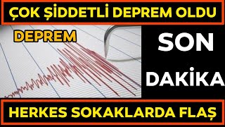 Son Dakika Çok Kötü Korkutan Deprem Son Dakika Deprem Haberleri Son Depremler Nerede Oldu? 2021