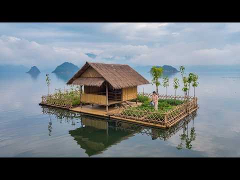 She left civilization to build a secret floating island in 190 days.@Triệu Thị  Dương