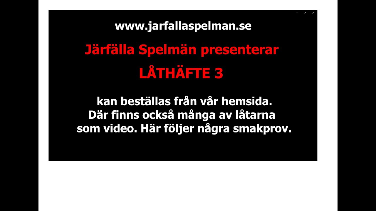 Järfälla Spelmän  Vi spelar folkmusik från Järfälla
