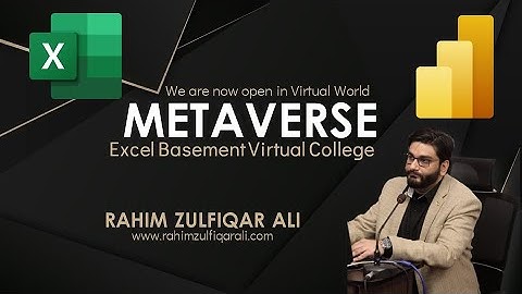 Excel Basement Virtual Campus (METAVERSE - VIRTUAL REALITY) | First Look! EXCEL & POWER BI Classes